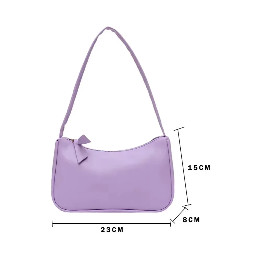 Bolso de cuero PU caramelo retro pequeño con asa superior - imagen 2
