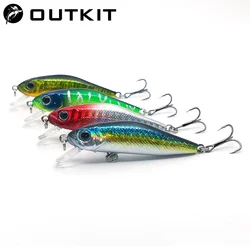 Señuelo OUTKIT Minnow Crankbait 55mm superficie 4,8g