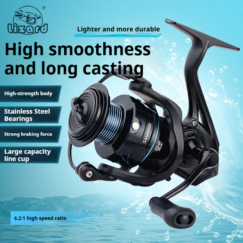 Carrete de pesca Lizard Fishing Sam alta velocidad anticorrosión - imagen 5