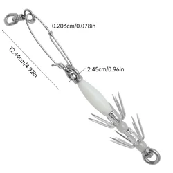 Anzuelo calamar paraguas 26-28 cm con anilla giratoria