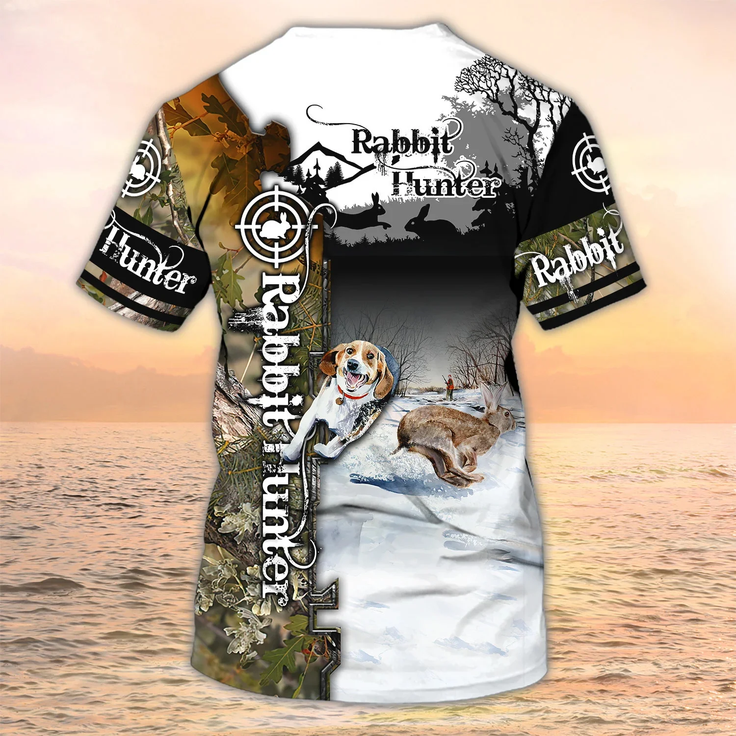 Camiseta pesca camouflage 3D – Cómoda verano hombre - imagen 3