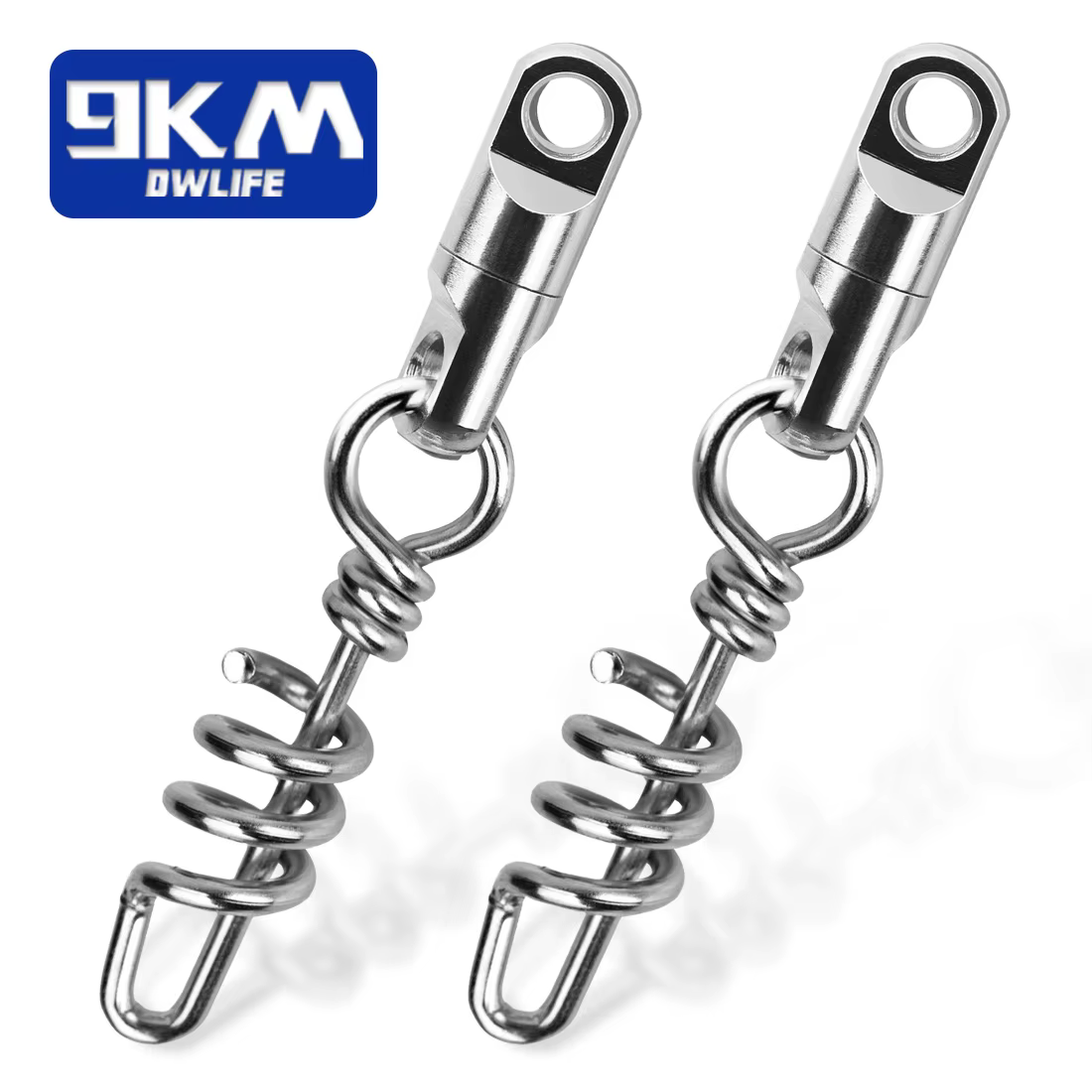 Swivel Giratorio Acero Inoxidable – Conector a Presión para Pesca