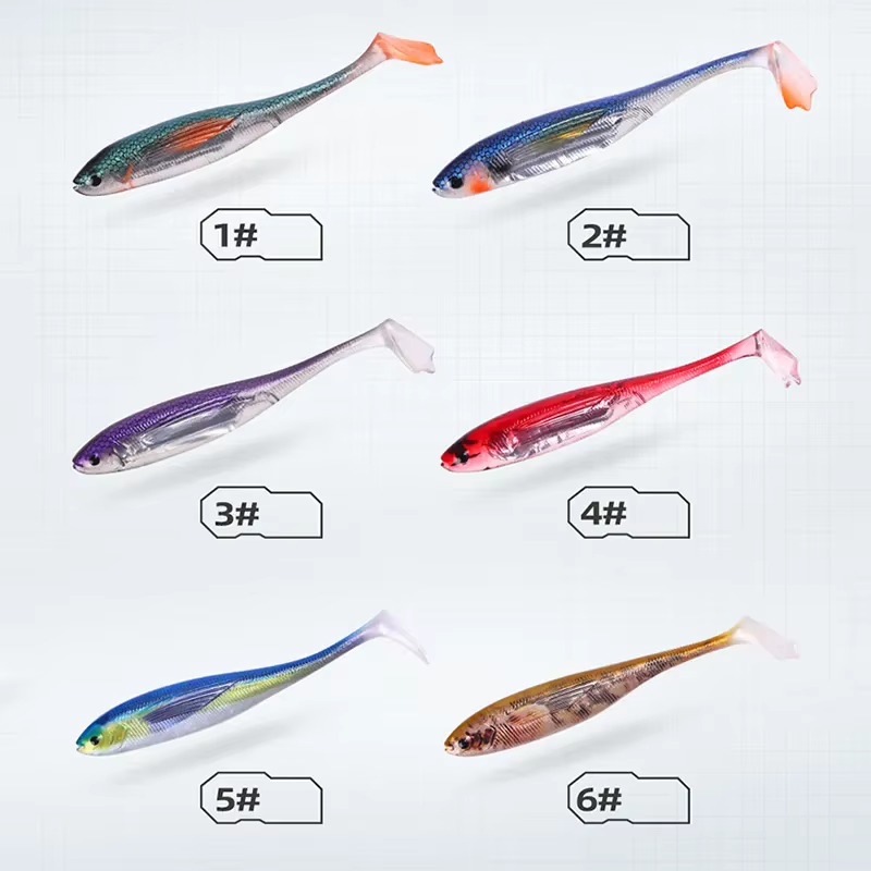 WEIHE Señuelo Swimbait PVC 12,5 cm 10g – Cola T realista - imagen 5