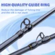 Caña jigging Fishingfans carbono alto punta de titanio para barco - imagen 5