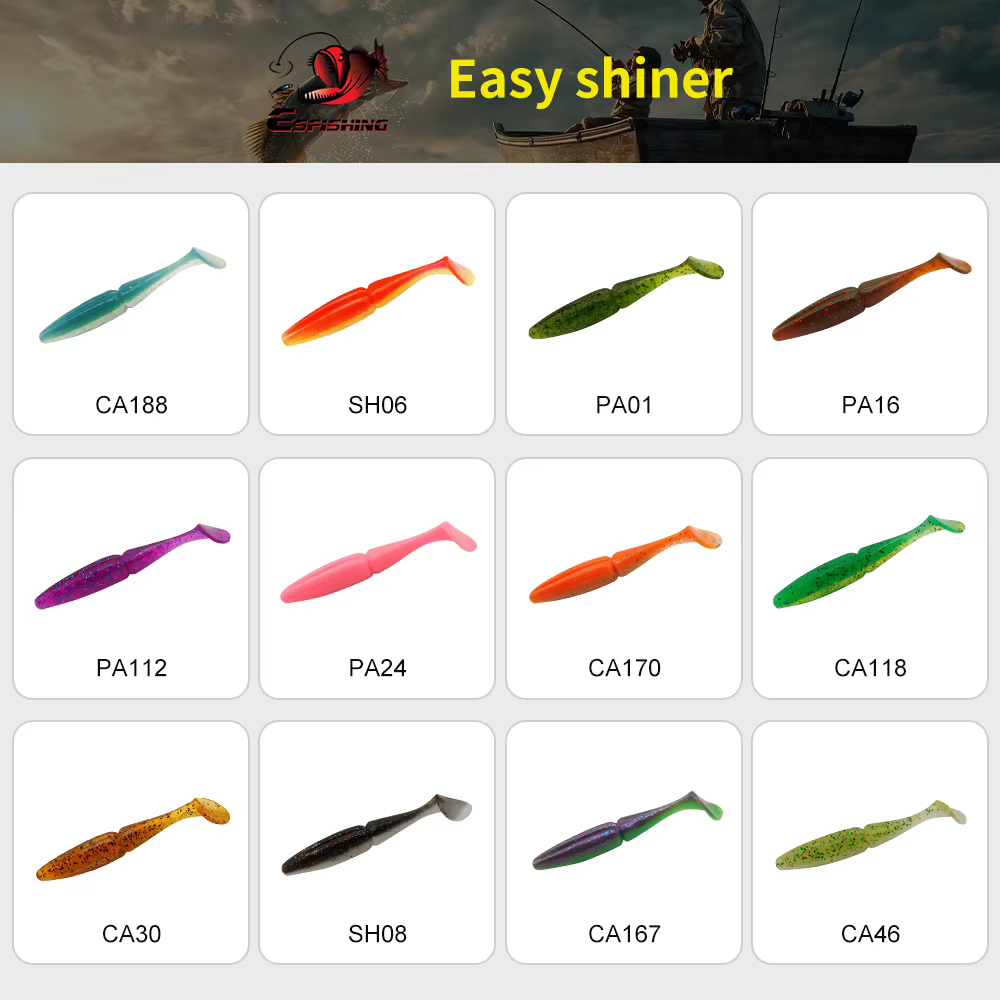 ESFISHING Softbait Lucio 125mm – Señuelo blando brillo - imagen 3
