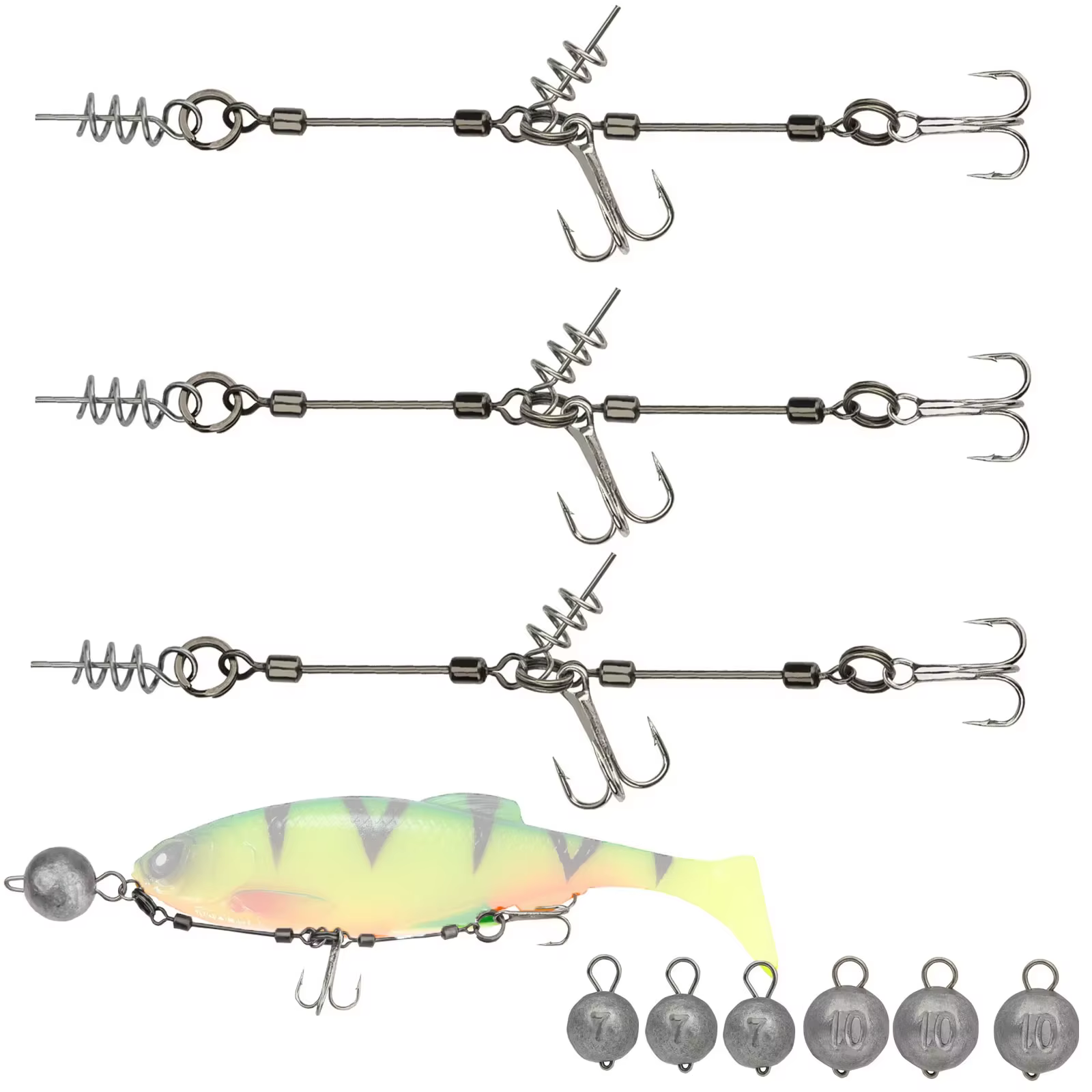 THKFISH Pike Stinger Rig anzuelos triples para Swimbait - imagen 2