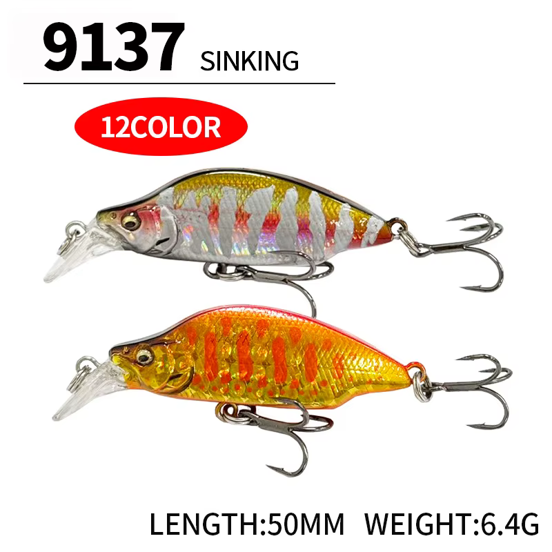 Señuelo Minnow Hundidor 50mm para Lubina y Perca - imagen 3