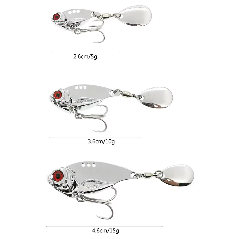 Cuchara Spinnerbait japonesa con pala vibratoria – Agarre giratorio Jigging