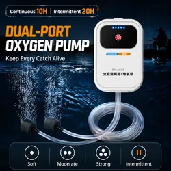 Bomba de oxígeno portátil para pesca al aire libre recargable USB