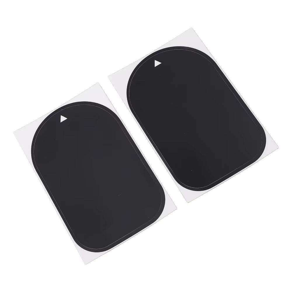 Pegatinas de PVC negras para válvulas de bicicleta - imagen 3