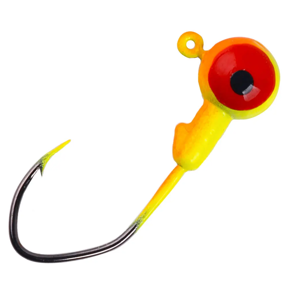 Anzuelos Jig Head con ojos realistas para vinilo - imagen 4