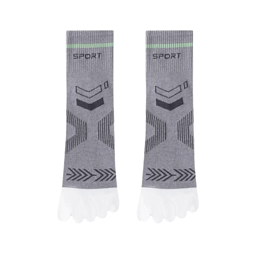Calcetines de ciclismo transpirables antiolor de dedos