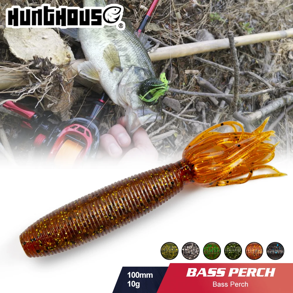Hunthouse Shiner Shad vinilo para black bass, lucio y trucha
