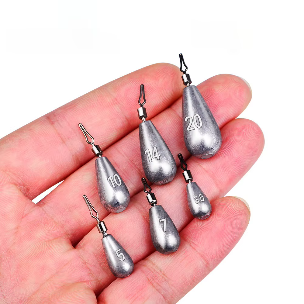 Cabezas de plomo drop shot para vinilo