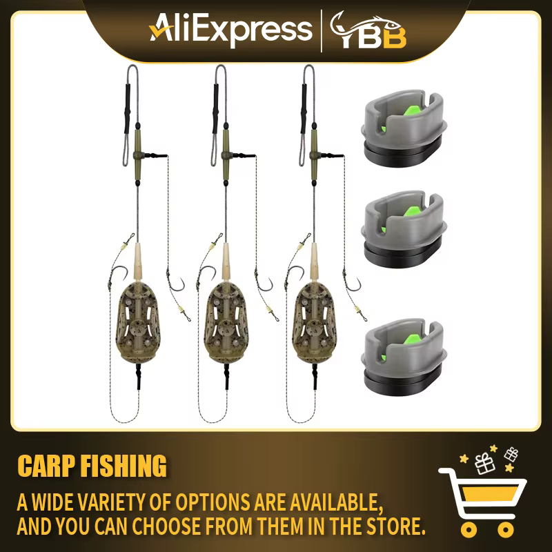 Monturas Pre-atadas para Carpa Method Feeder – Lista para Usar - imagen 3
