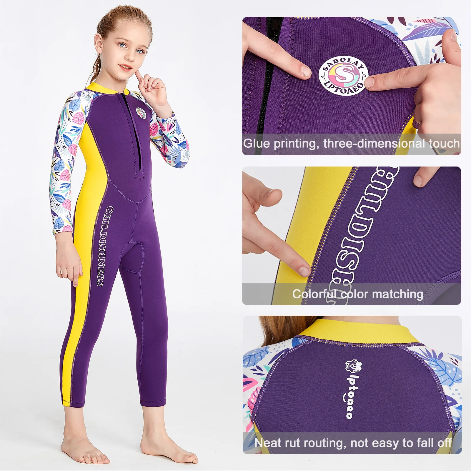 Traje juvenil para esnórquel y surf