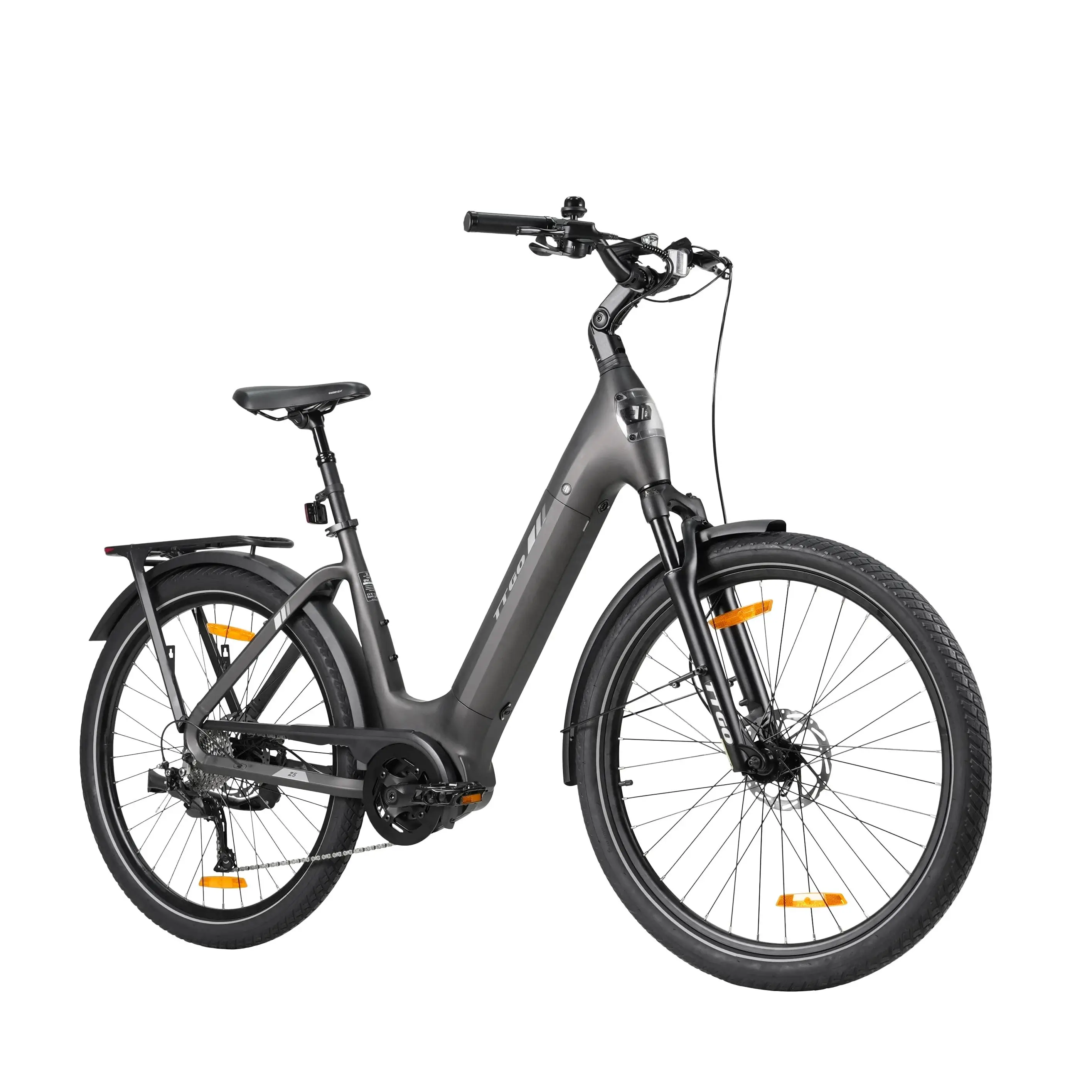 Bicicleta eléctrica TTGO Z5 motor y sensor de par, frenos aceite