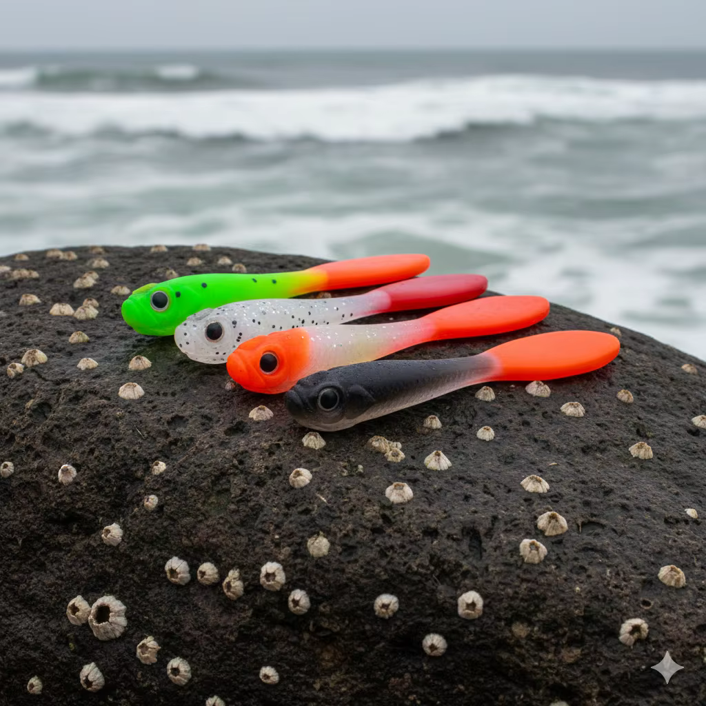 Señuelo de vinilo Swimbait cola de paleta – Lubina, lucio y trucha - imagen 4