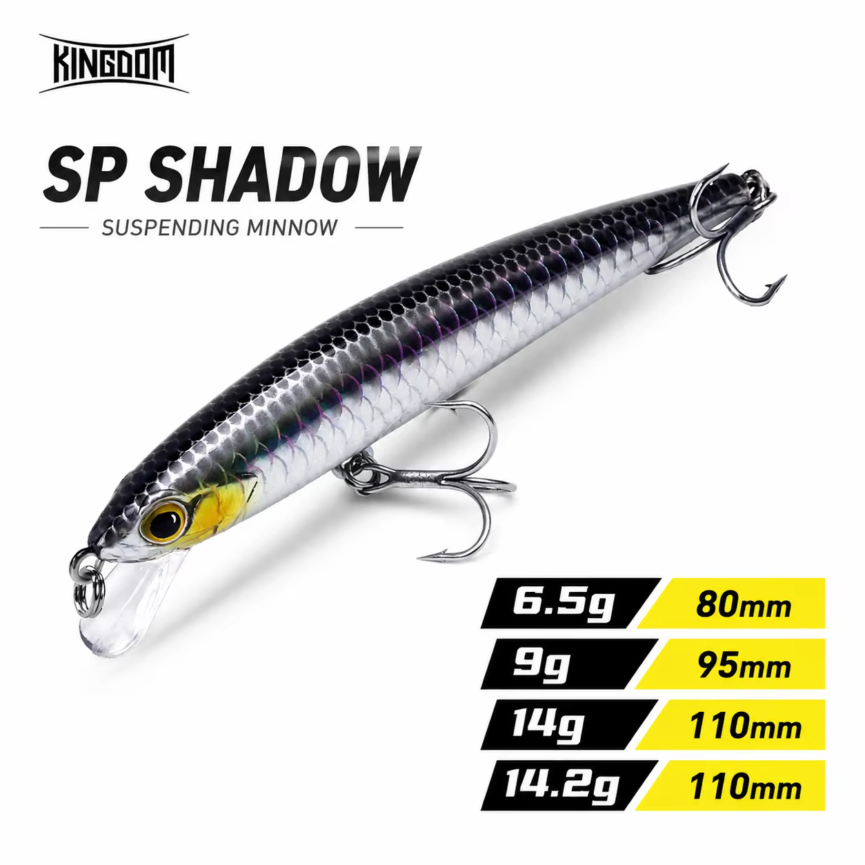 KINGDOM SP Shadow – Señuelos Wobbler para lubina - imagen 4