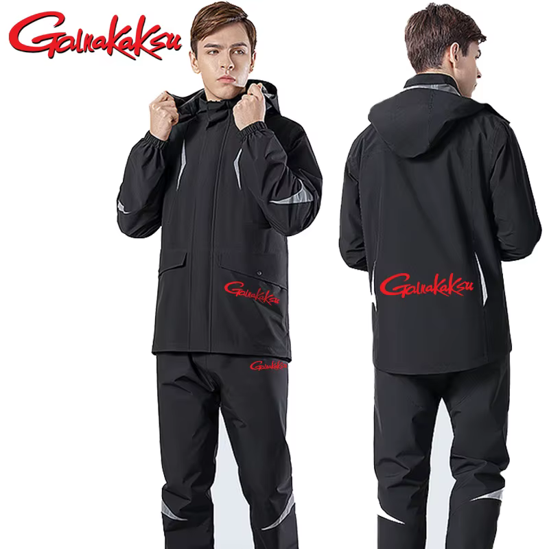 Chubasquero Pesca Reflectante Nocturno – Impermeable y Cortavientos - imagen 4
