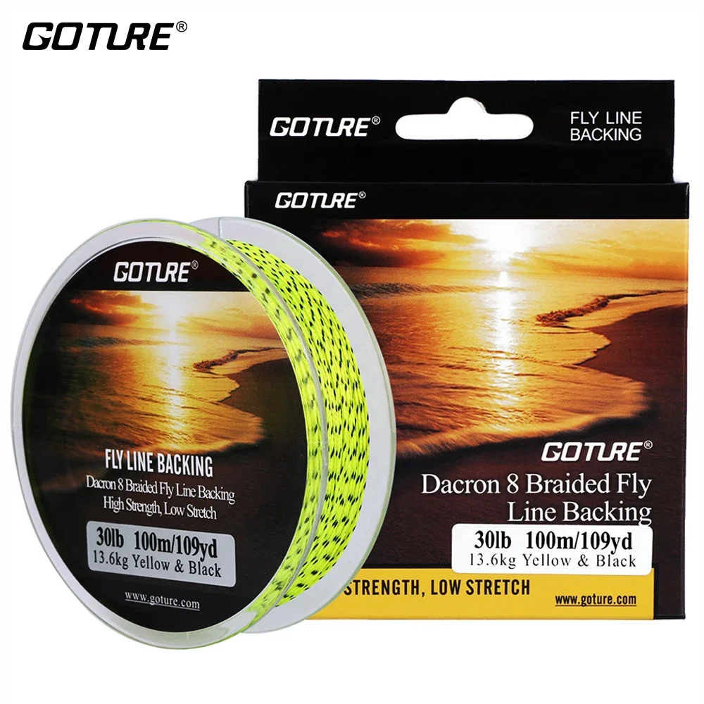 Goture Línea de Respaldo Pesca Mosca Trenzada Multifilamento - imagen 4