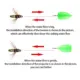 Señuelo de mosca de silicona con flotador boya transparente - imagen 5