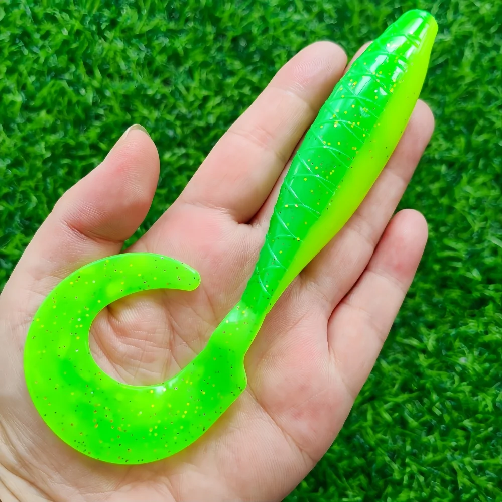 Colas de señuelo de PVC de alta elasticidad MUKUN