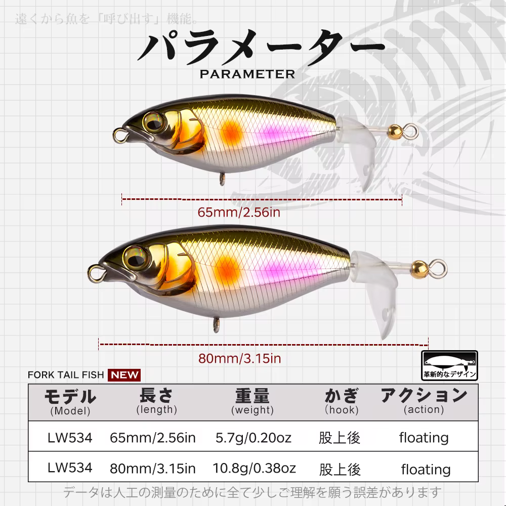 Hunthouse Hard Topwater Swimbait – Cola para bar, trucha y - imagen 3