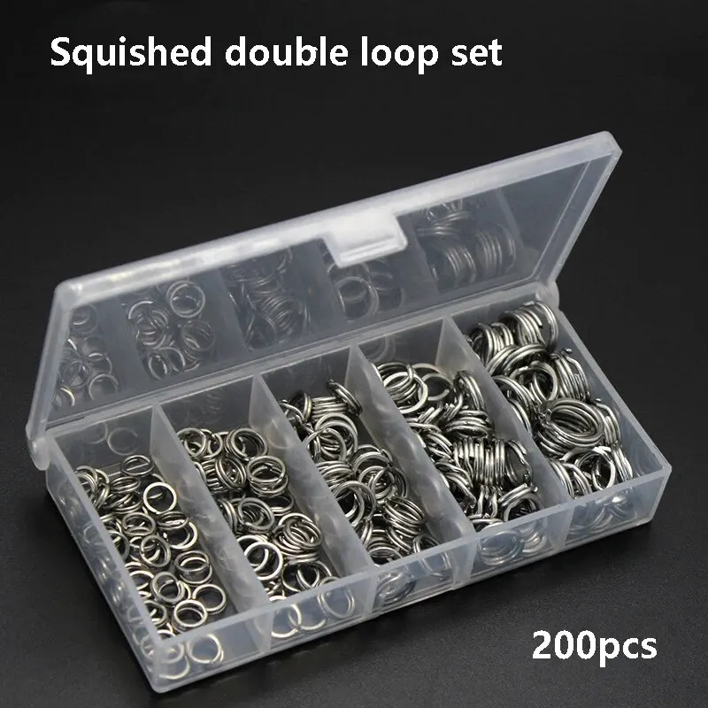 Luya Anillos Dobles Planos para Pesca - imagen 4