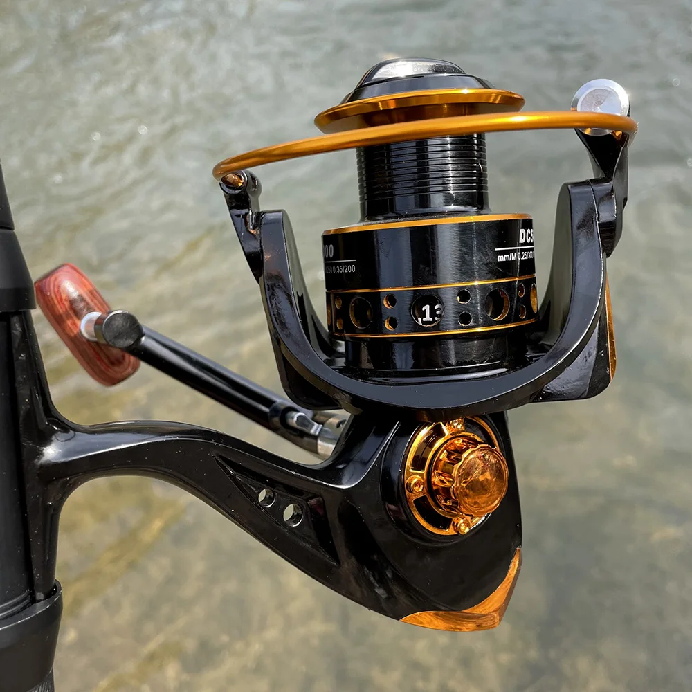 Carrete de pesca giratorio para agua salada – alta velocidad premium - imagen 3