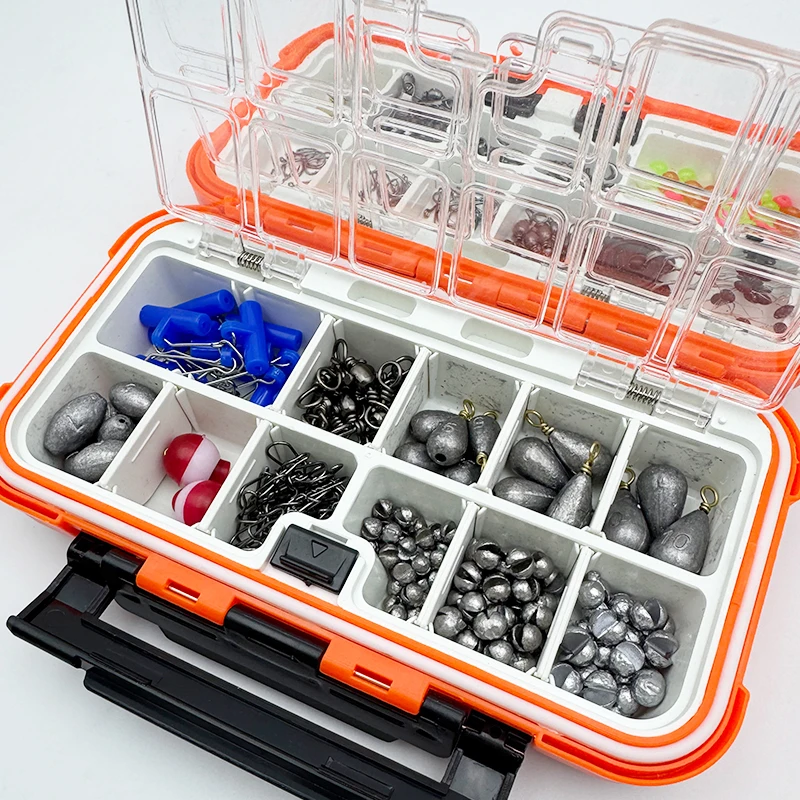 Kit de pesca ShareShark con anzuelos, anillas giratorias y plomos - imagen 3