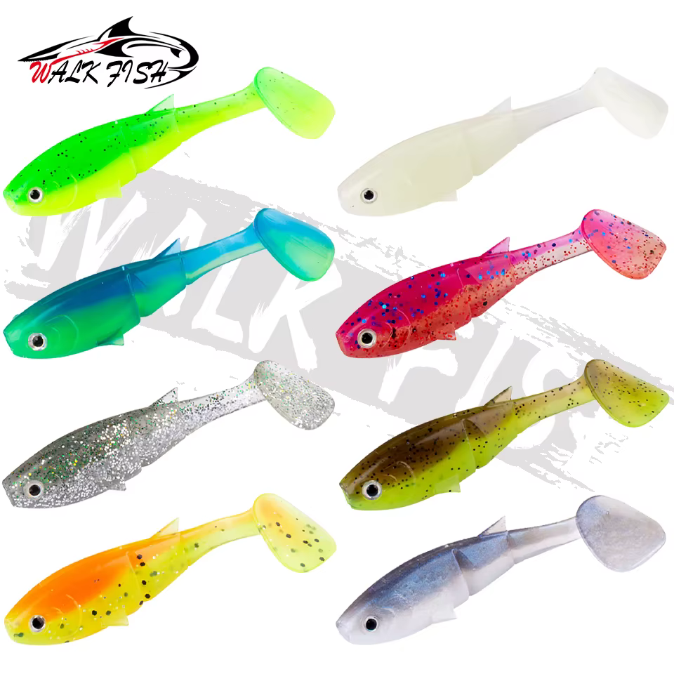 Walk Fish Shad Paddle Tail 7cm – Señuelo suave para jigging - imagen 4