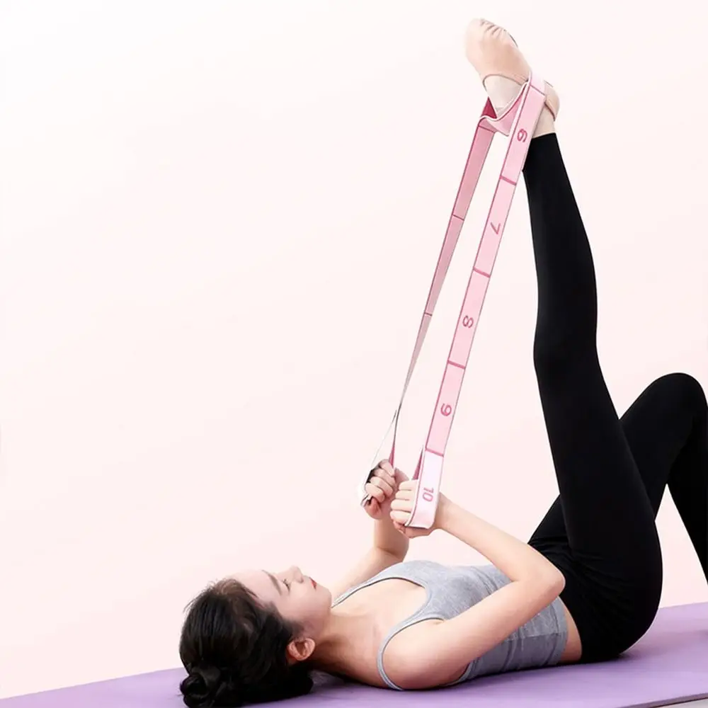 Cinturón elástico ajustable de resistencia para yoga, fitness - imagen 3