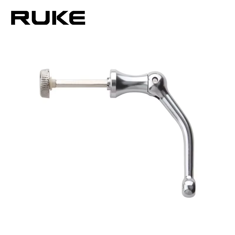 Ruke maneta CNC para carrete tipo D 4000-6000, eje hexagonal aluminio