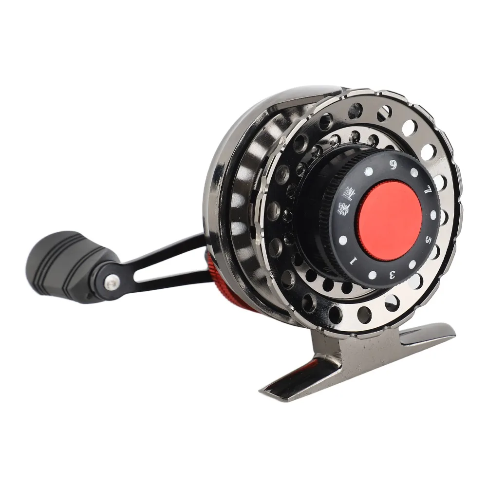 Carrete giratorio de pesca con mosca: metal resistente, alta potencia - imagen 3