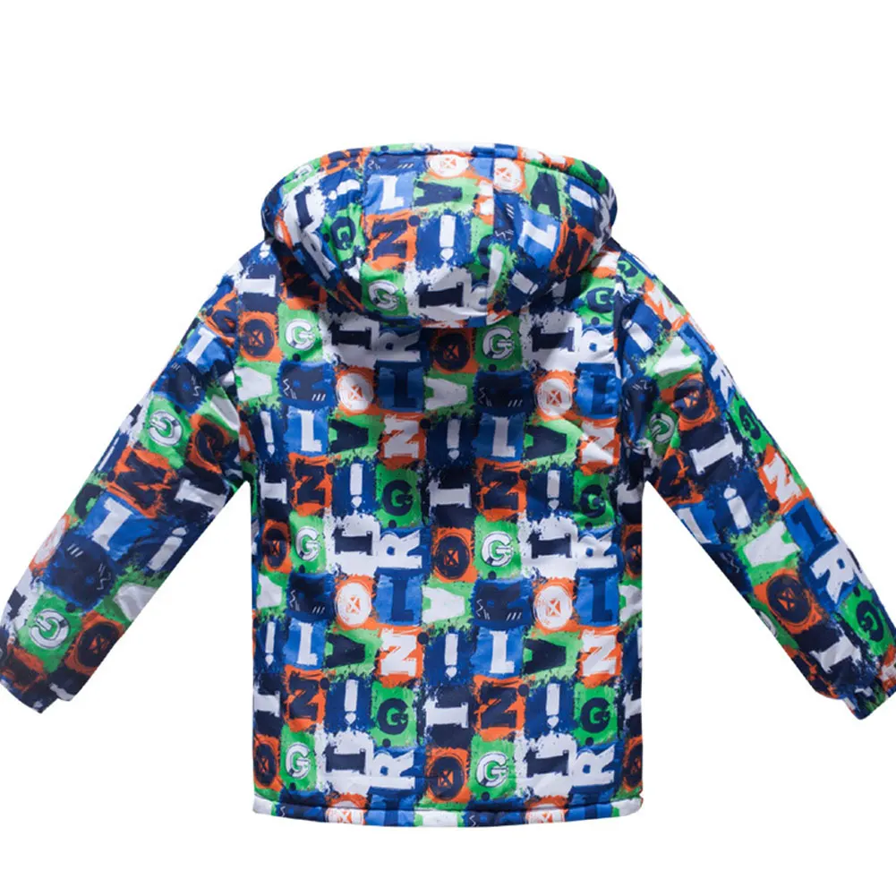 Chaqueta de esquí infantil impermeable con capucha y pantalones - imagen 3