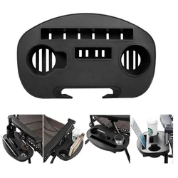 Bandeja accesorios pesca reclinable plegable con soporte bebidas
