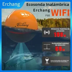 Sonda de pesca inalámbrica WiFi Erchang F68 – para iOS y Android