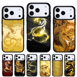 Funda iPhone amarilla dragón – carcasa trasera