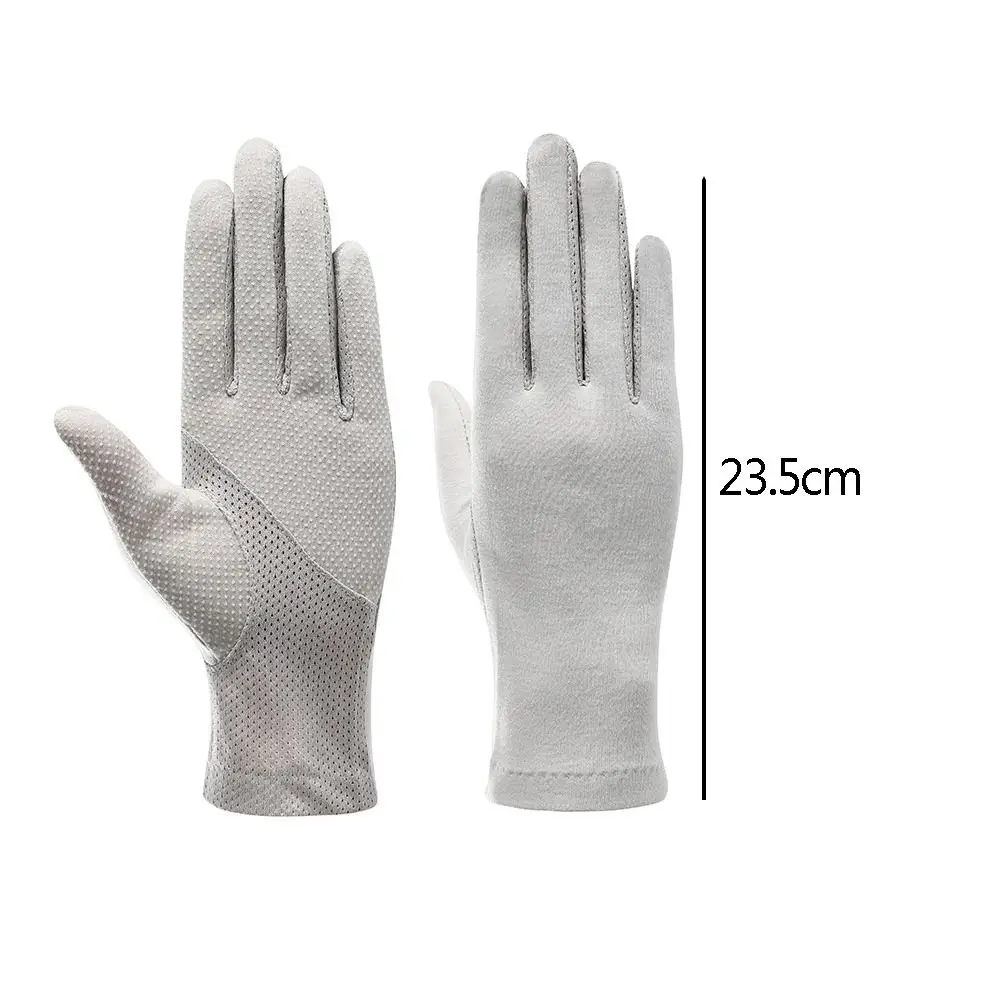 Guantes de algodón Anti-UV con pantalla táctil