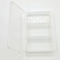 Caja aparejos pesca compacta transparente con sellado duradero