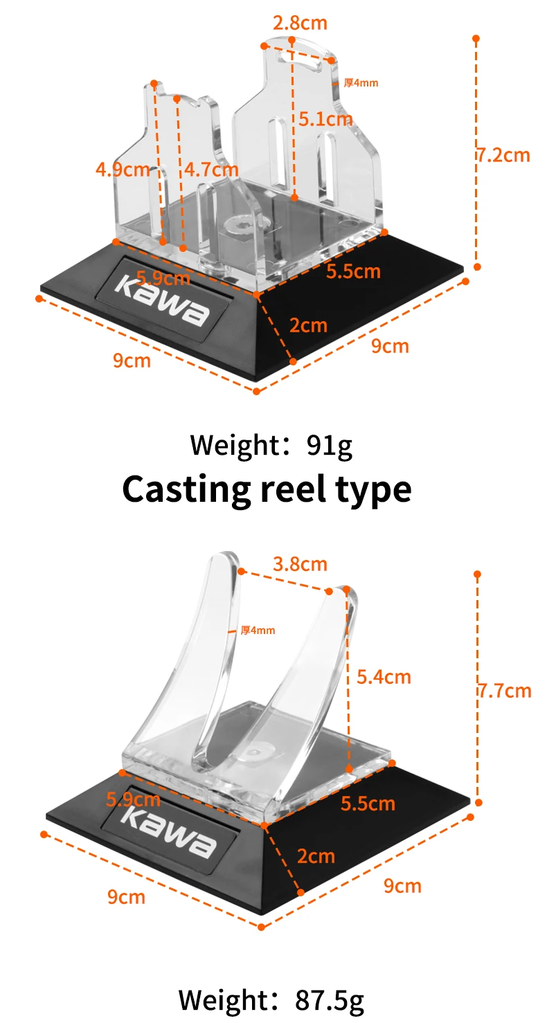 Compatibilidad con carretes de spinning y casting