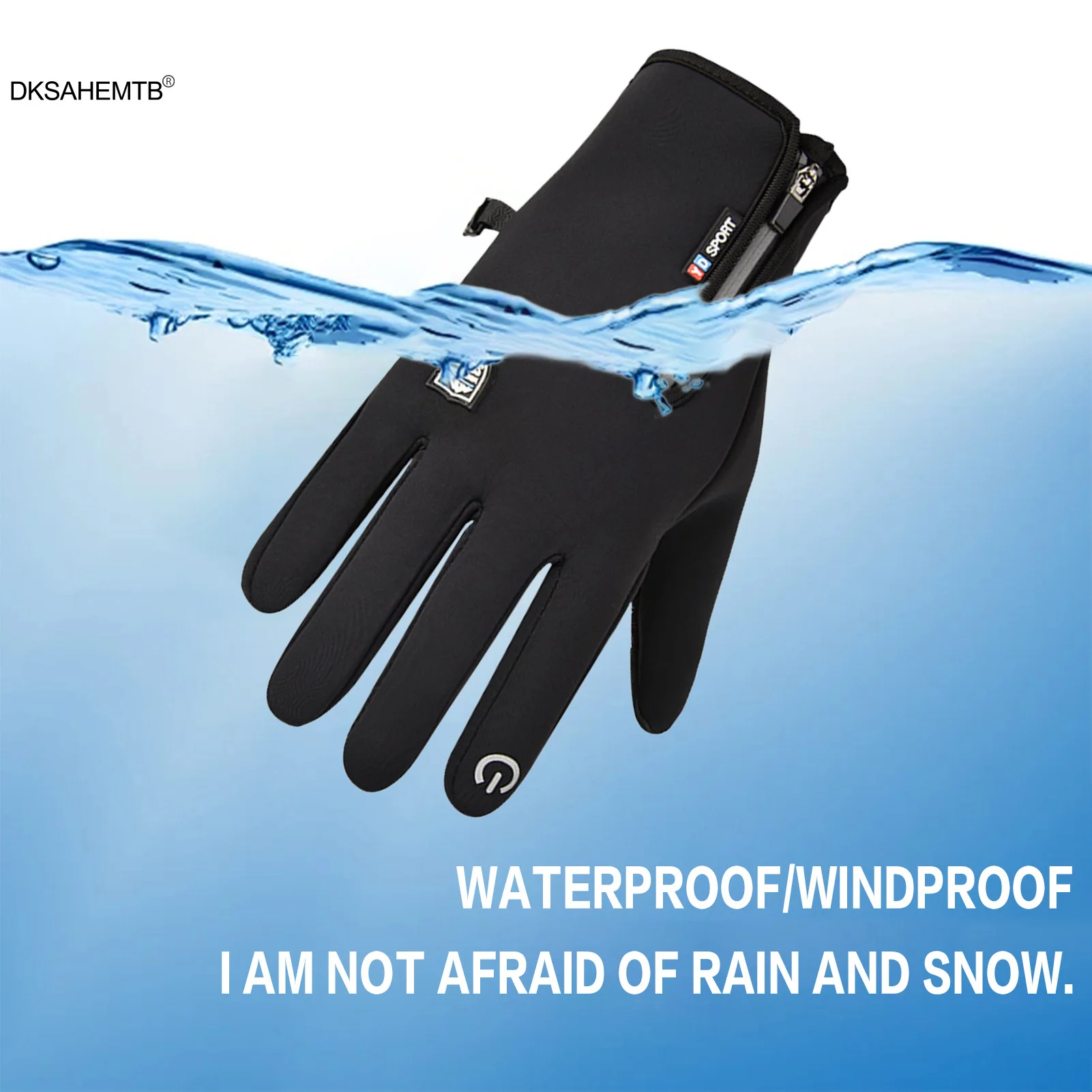 Guantes calefactados eléctricos gruesos para pesca y exterior invierno - imagen 2