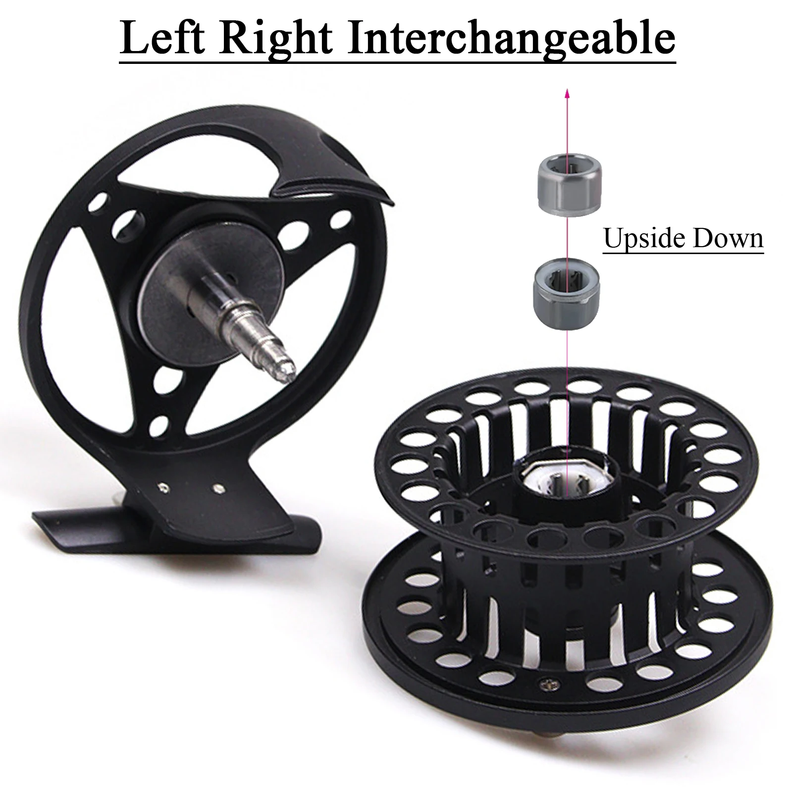 Carrete de pesca con mosca ultraligero FREE FISHER CNC de aluminio - imagen 4