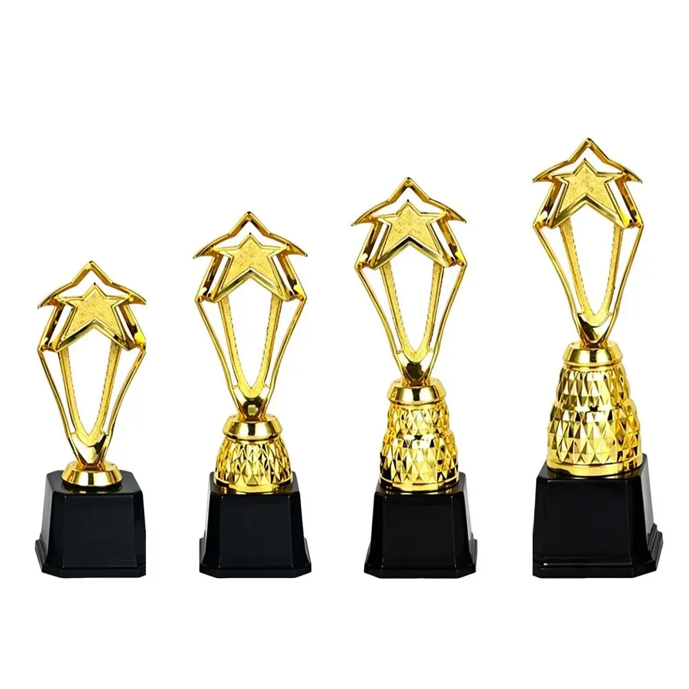 Copa Trofeo Dorada de estrella para ganadores, diseño plástico - imagen 5