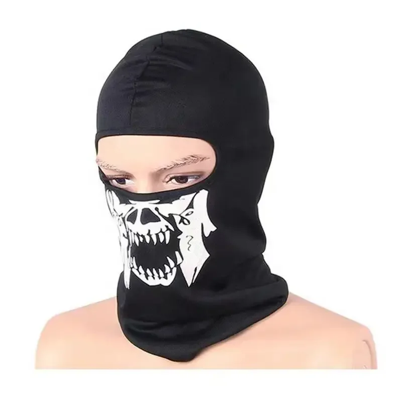 Mascarilla térmica para adultos, estilo Halloween