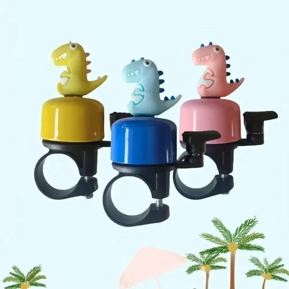 Alarma para bicicleta MTB con dinosaurio metálico y timbre - imagen 4