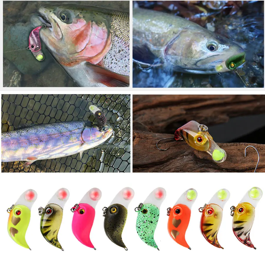 JYJ Crankbait – Hundimiento profundo para trucha - imagen 5