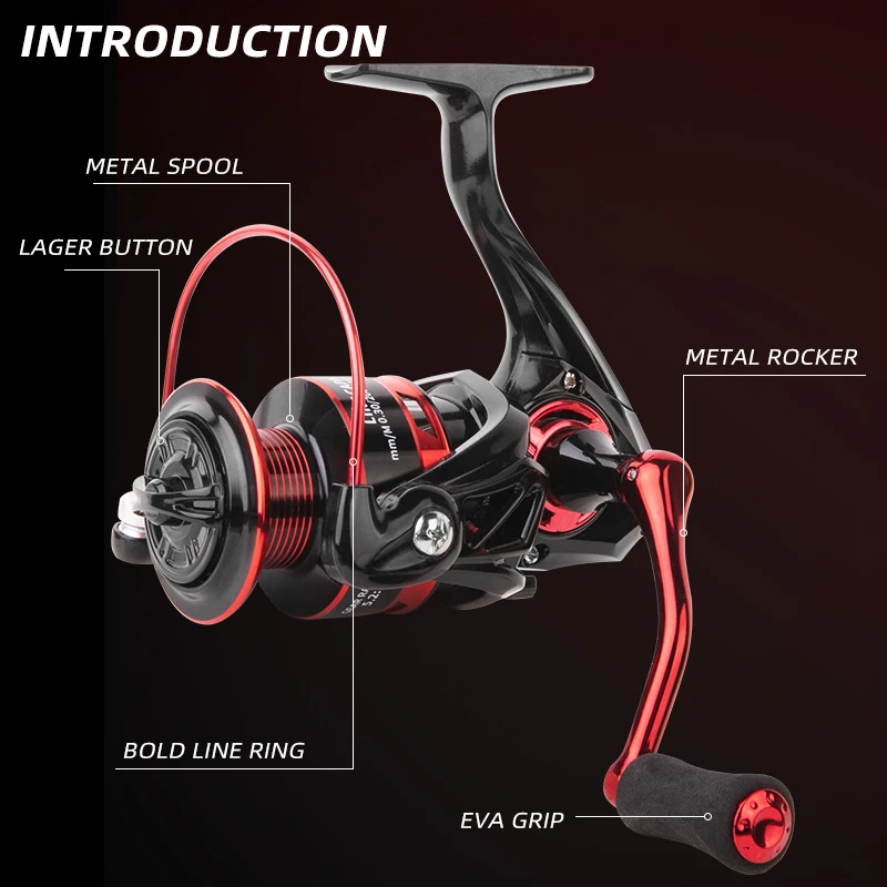 Carrete de spinning BILLINGS con bobina metálica reversible - imagen 2