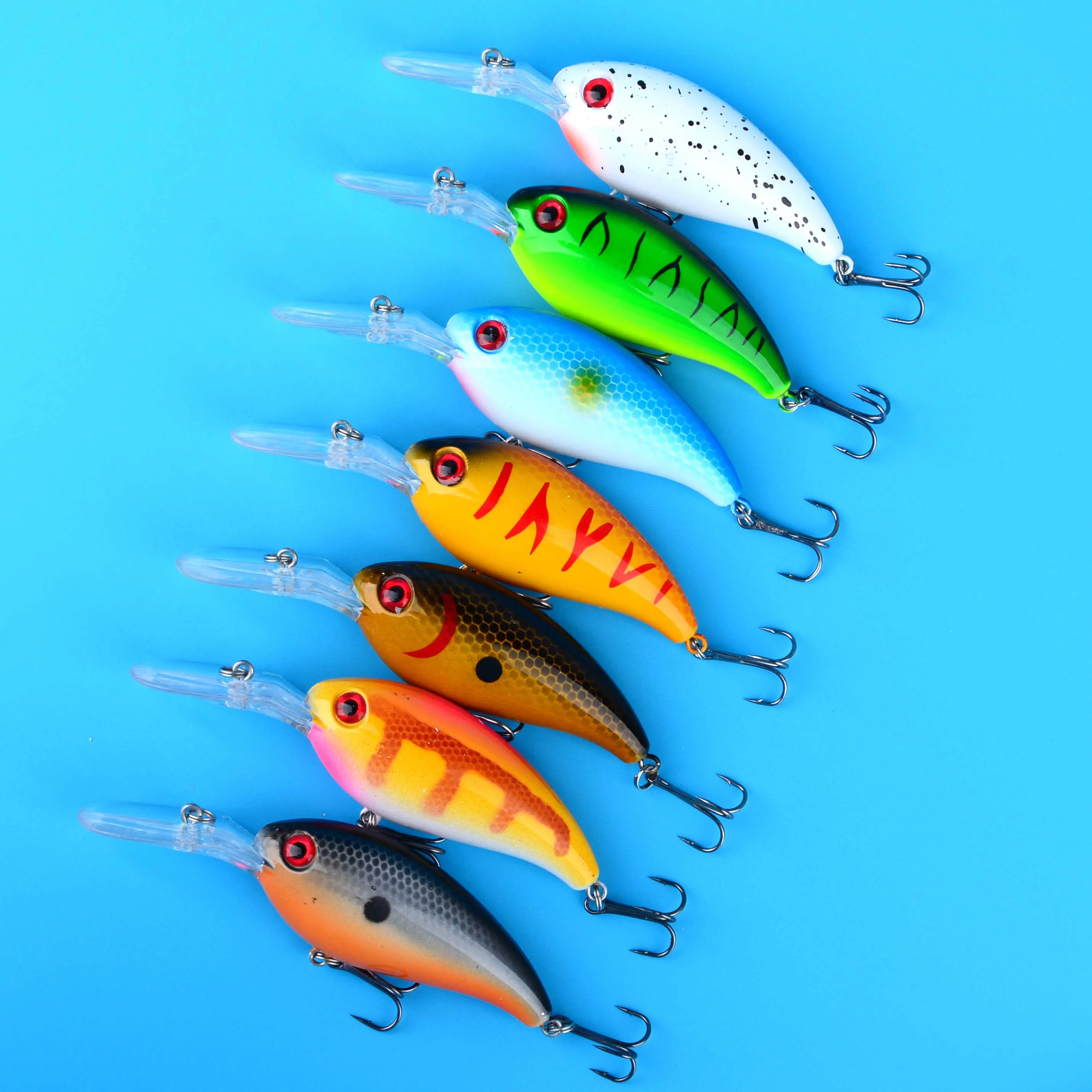 Ángulos del señuelo crankbait